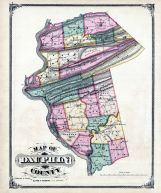 Dauphin County Map, Dauphin County 1875